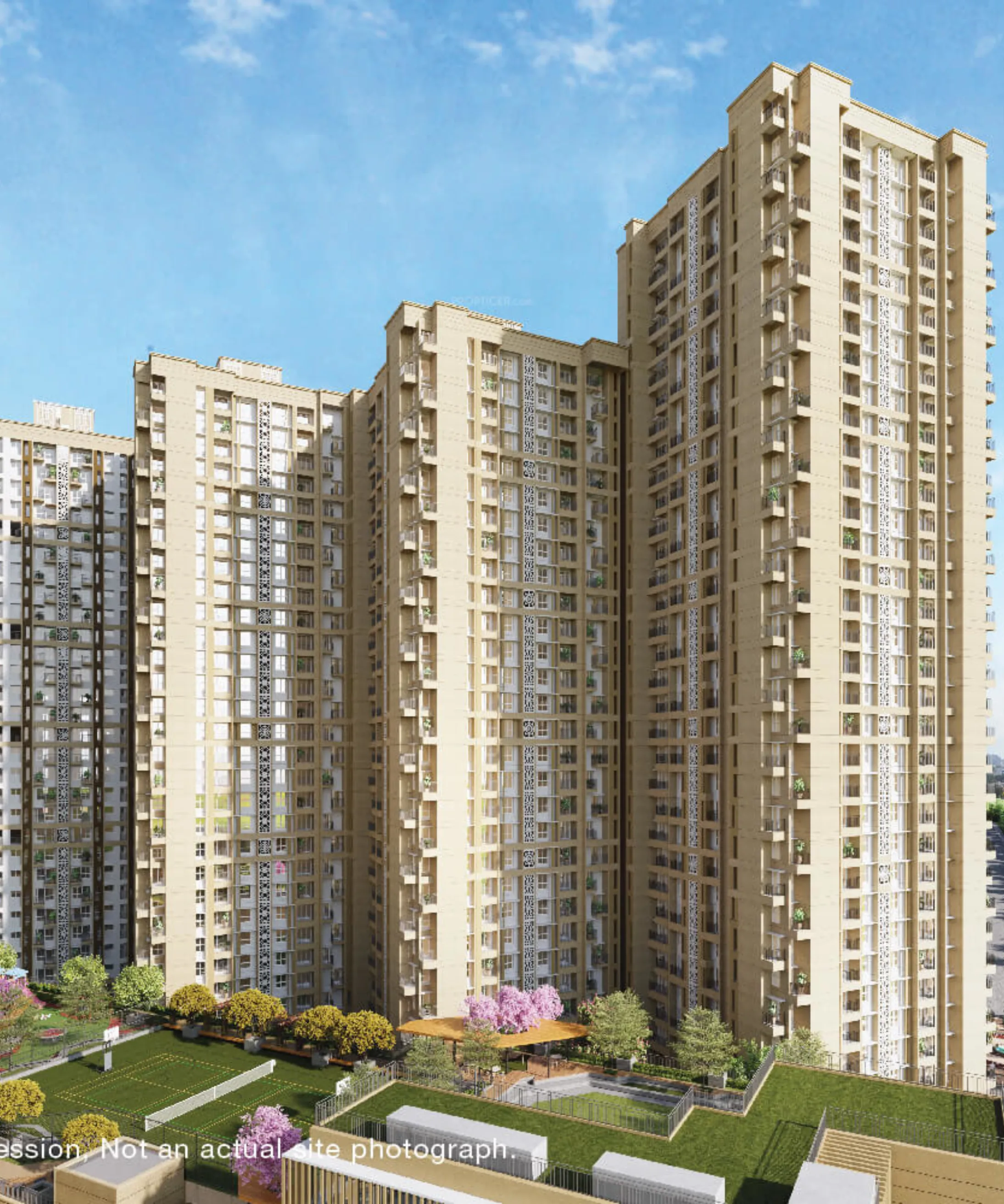 Godrej Skygreens — Superstructure carried out by WrapPro India