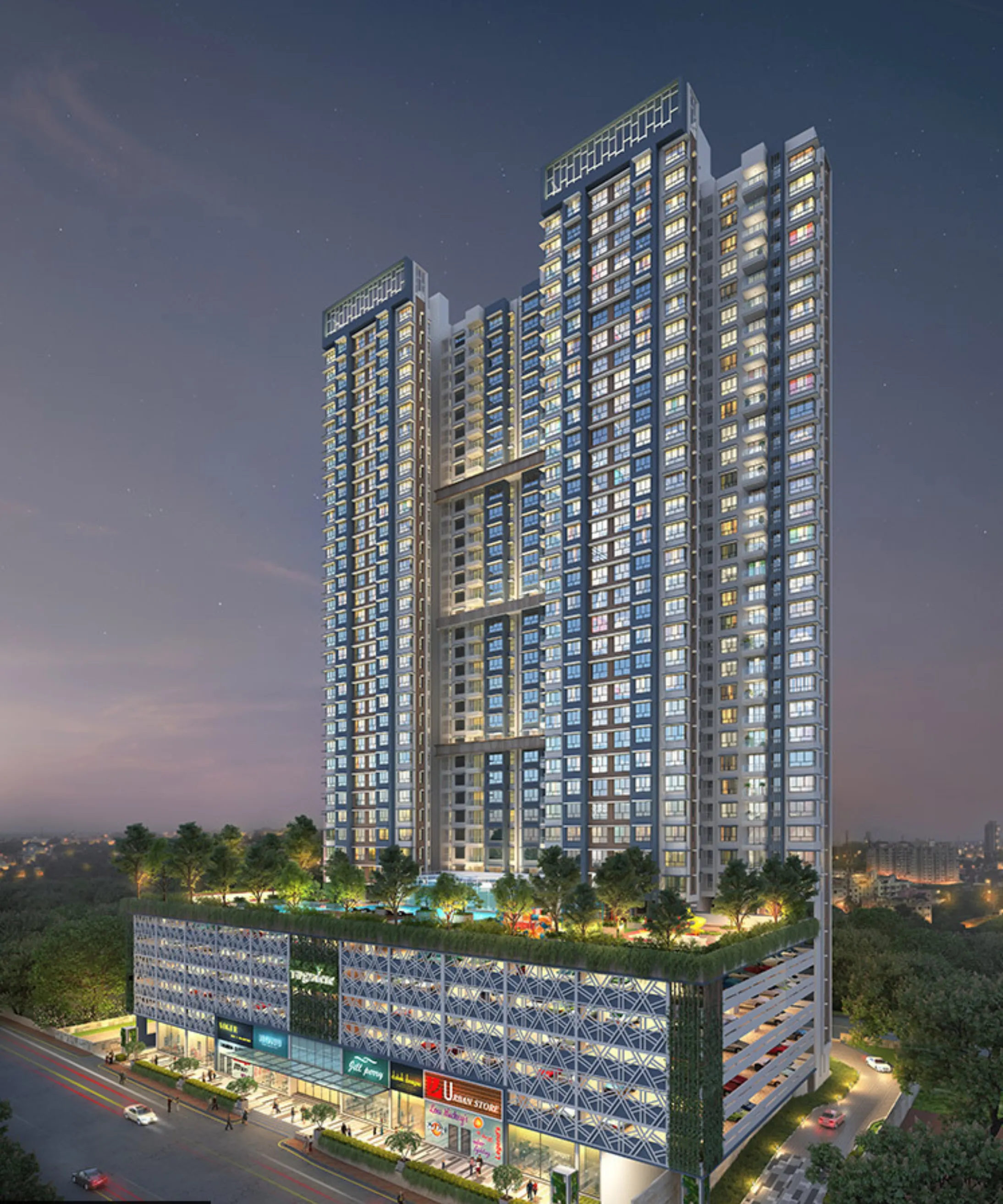 TW Gardens — Superstructure carried out by WrapPro India