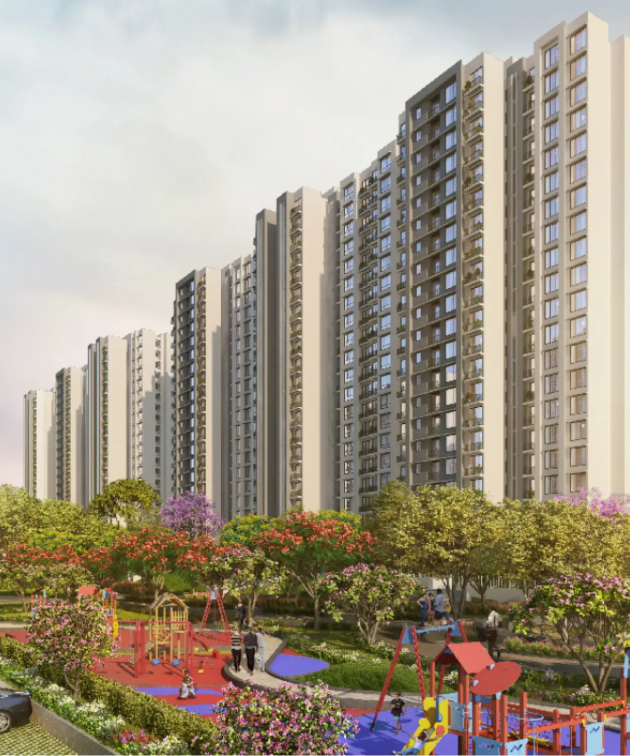 Runwal My City — Superstructure carried out by WrapPro India